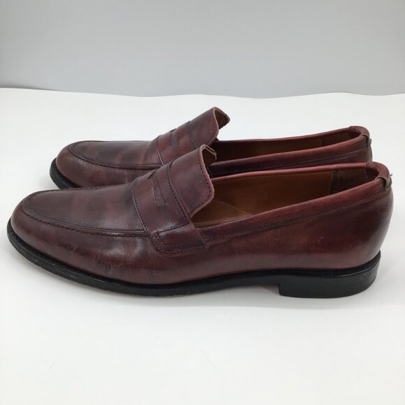 Allen Edmonds Ascher Penny Loafers Men's 11 D Dark Brown Leather Made in the USA - Picture 4 of 13